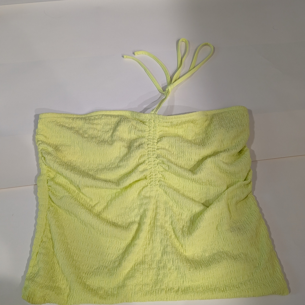 A New Day Light Green Tube Top